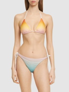 CASABLANCA Faded Triangle Bikini Top