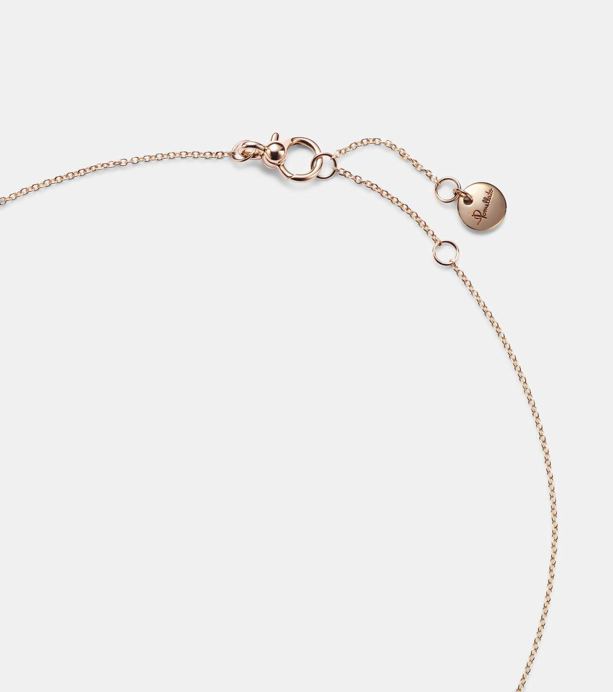 Pomellato Nudo Mini 18kt rose gold pendant necklace with topaz and diamonds