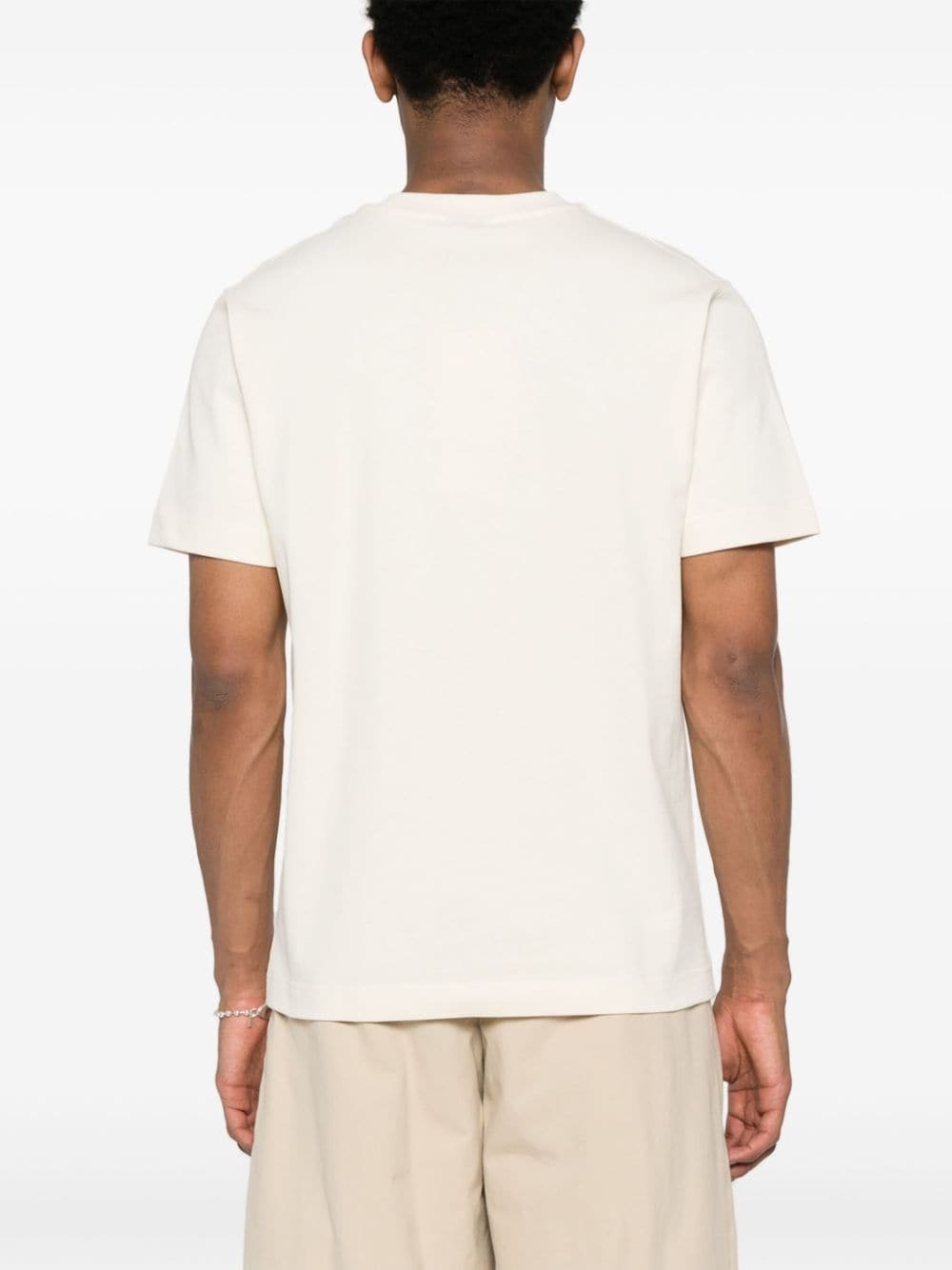 Jacquemus Le T-Shirt Gros Grain in Dark Green