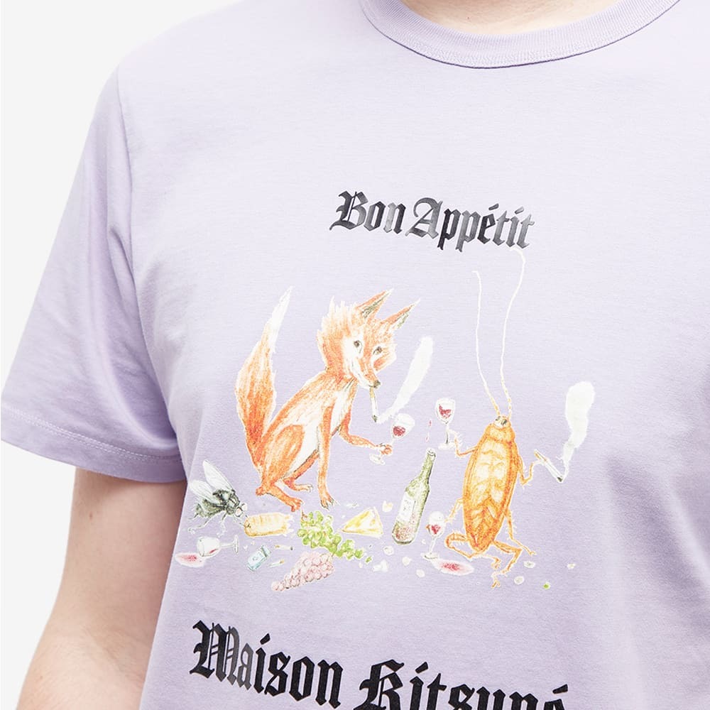 Maison Kitsuné x Olympia Le Tan Bon Appetit Classic T-Shirt in 