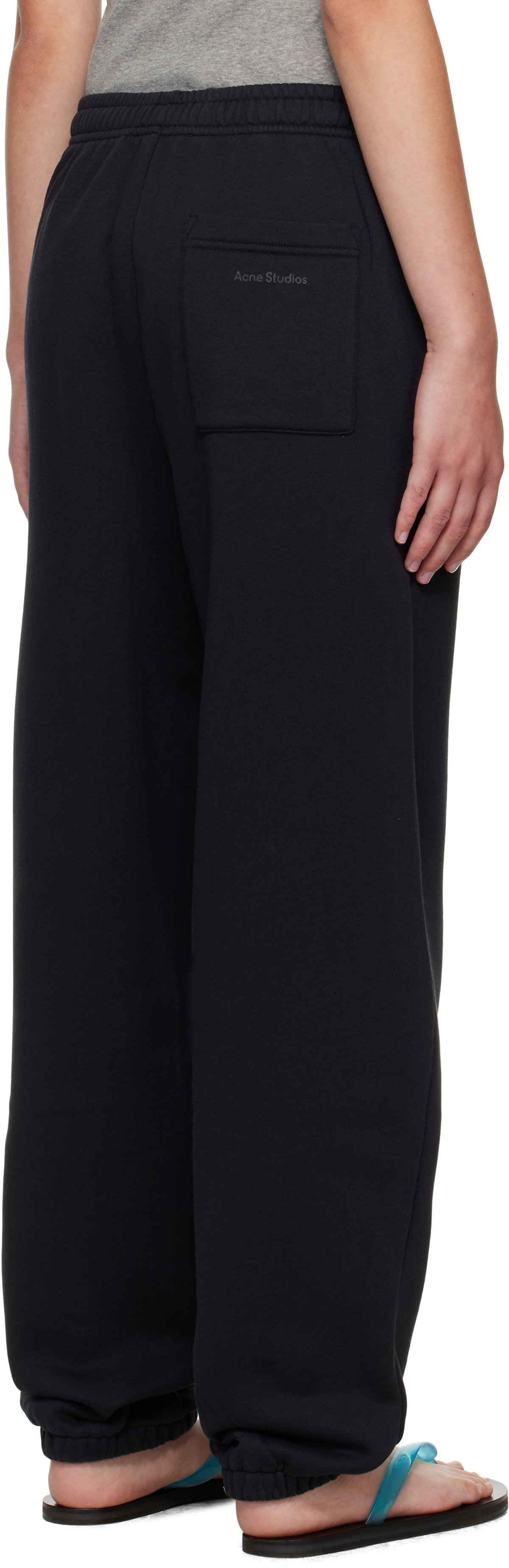 Acne Studios Black Cotton Sweatpants