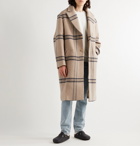 Jacquemus - Checked Virgin Wool Coat - Neutrals