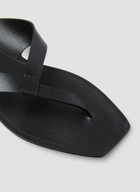 Isla Flat Sandals in Black