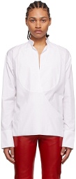 Maximilian White Cotton Shirt