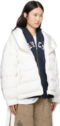 UNDERCOVER White Contrast Down Jacket