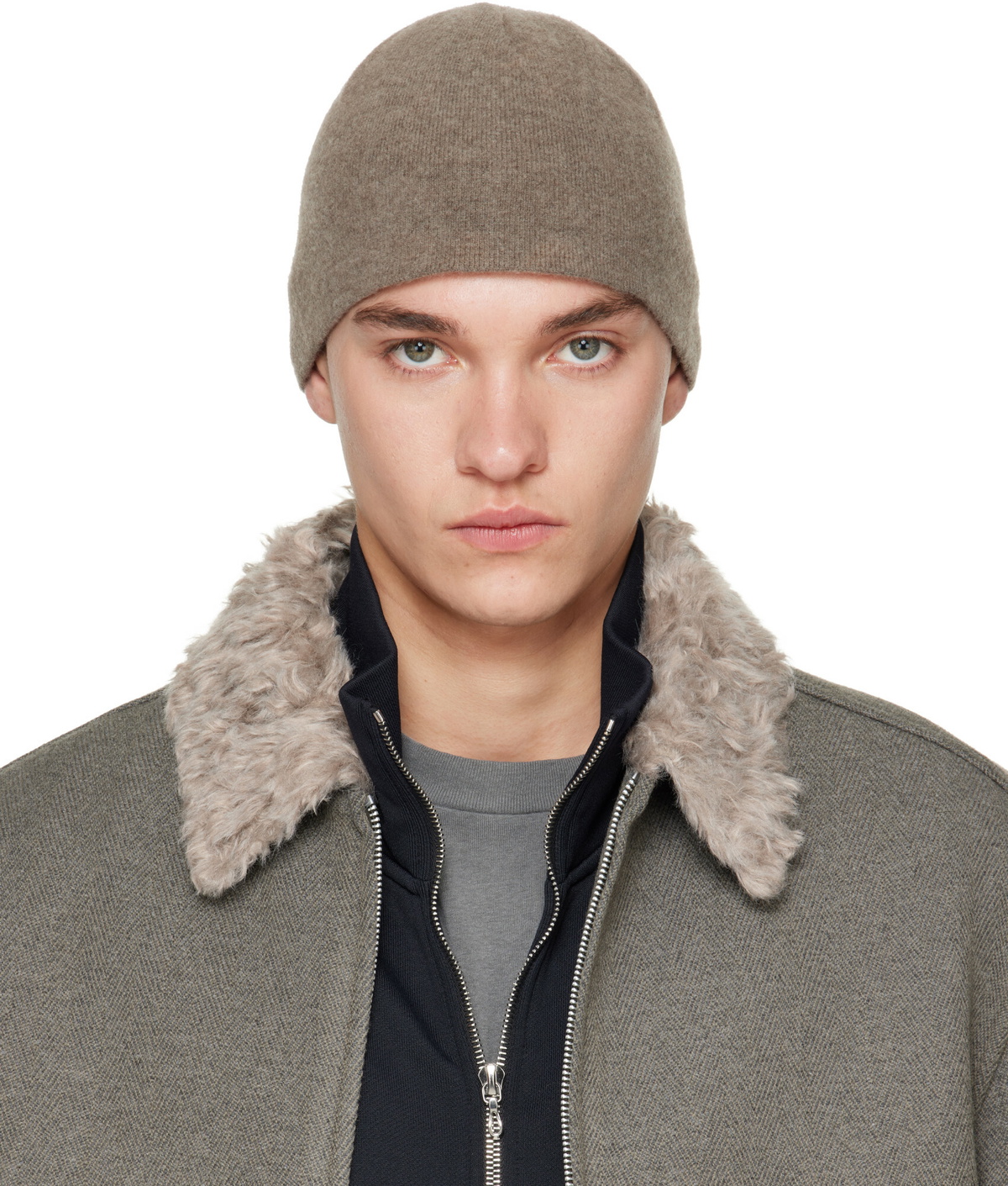 OUR LEGACY WORK SHOP Emporio Armani Gray Netto Beanie Our Legacy