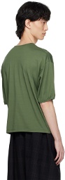 LEMAIRE Green Relaxed T-Shirt