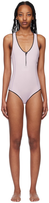 Photo: ABYSSE SSENSE Exclusive Purple Elle One-Piece Wetsuit