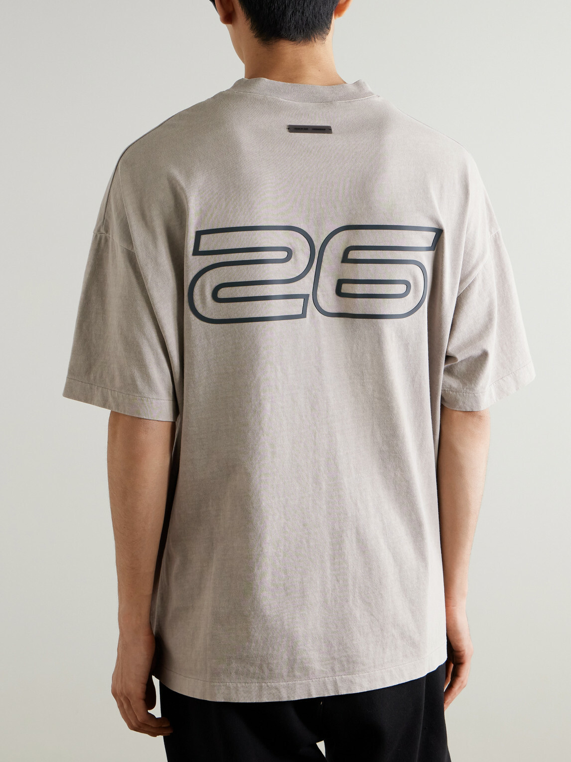 FEAR OF GOD ESSENTIALS - 90s Oversized Logo-Print Cotton-Jersey T