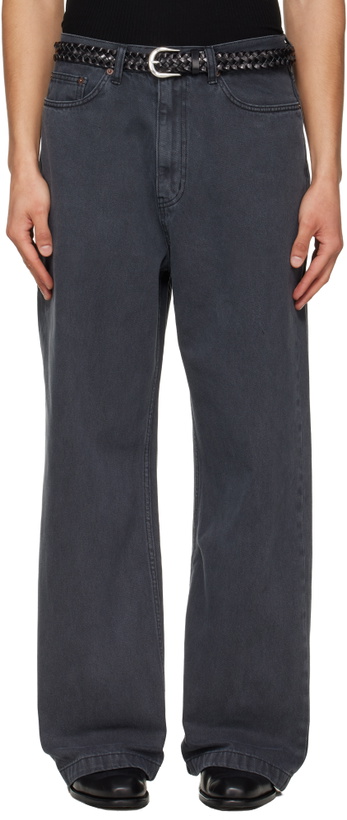 Photo: TONYWACK Gray Wide-Leg Jeans