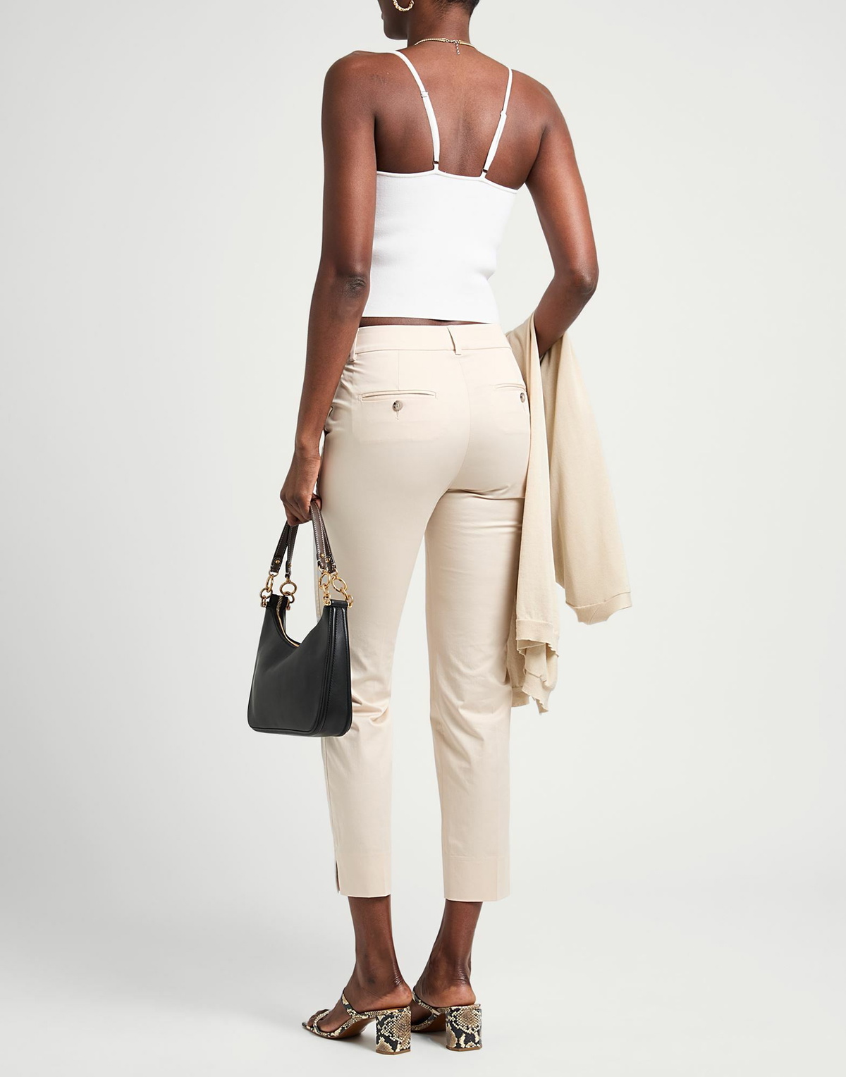 Peserico Icon 4718 Womens Pants Sand