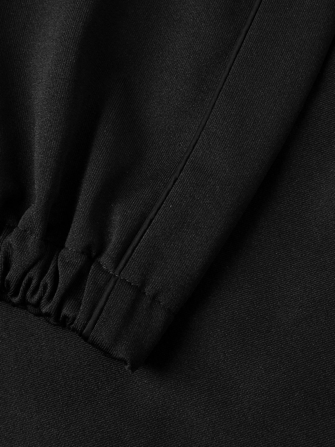 Jil Sander - Cotton-Blend Jersey Zip-Up Sweatshirt - Black