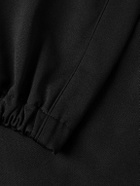 Jil Sander - Cotton-Blend Jersey Zip-Up Sweatshirt - Black