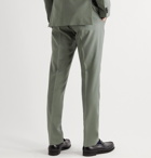 Paul Smith - Wool and Mohair-Blend Suit Trousers - Green