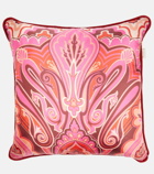 Etro - Paisley silk cushion