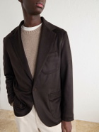 Stòffa - Woven Cashmere Blazer - Brown