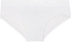 SKIMS Three-Pack White SKIMS Stretch Briefs