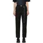 C2H4 Black Vanward Layered Lounge Pants