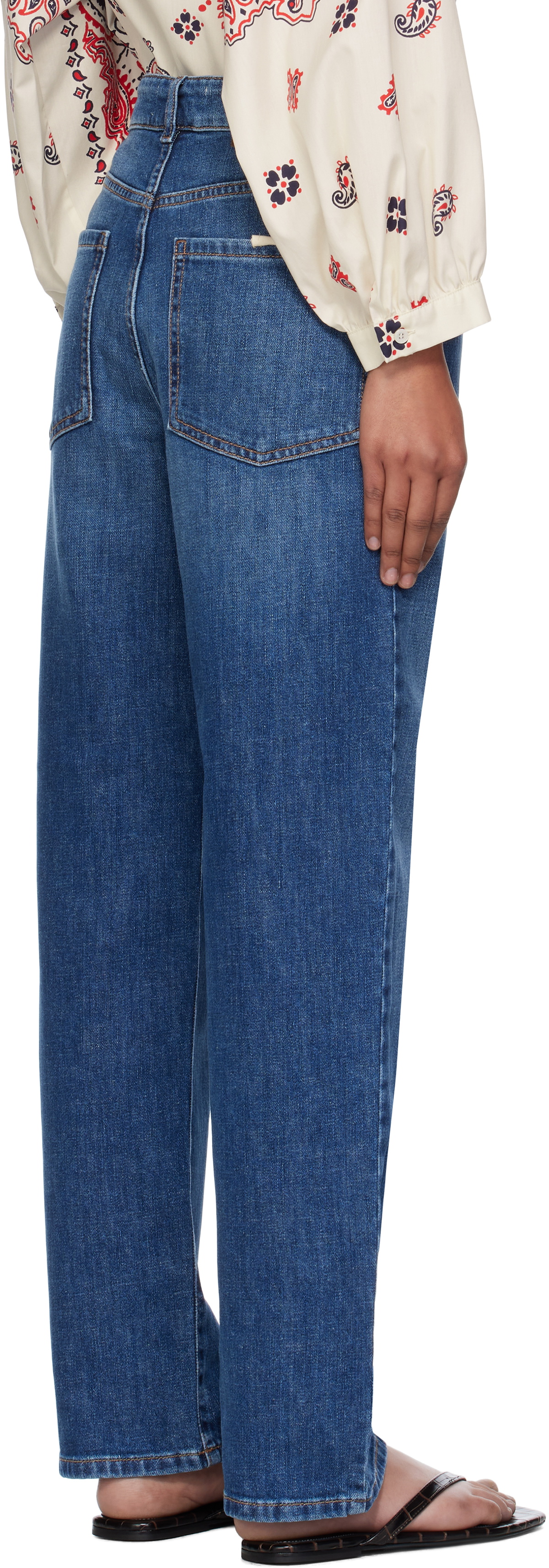 Weekend Max Mara Blue W90 Straight Jeans