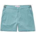 Orlebar Brown - Bulldog Cotton-Blend Twill Shorts - Green