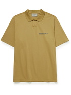 Fear of God Essentials - Logo-Detailed Cotton-Jersey Polo Shirt - Yellow