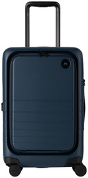 Monos Navy Expandable Carry-On Pro Suitcase