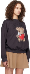 GANNI Gray Bear Sweatshirt