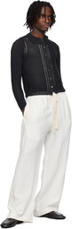 Eckhaus Latta Navy Sol Cardigan
