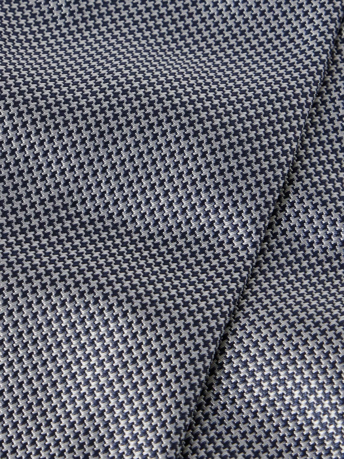 Anderson & Sheppard - 9cm Puppytooth Silk-Jacquard Tie