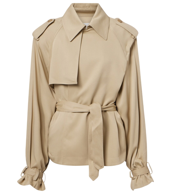 Photo: The Frankie Shop Elva twill trench coat