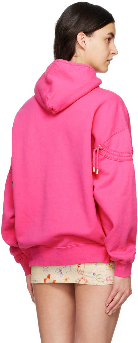 Collina Strada Pink Star Hoodie Collina Strada