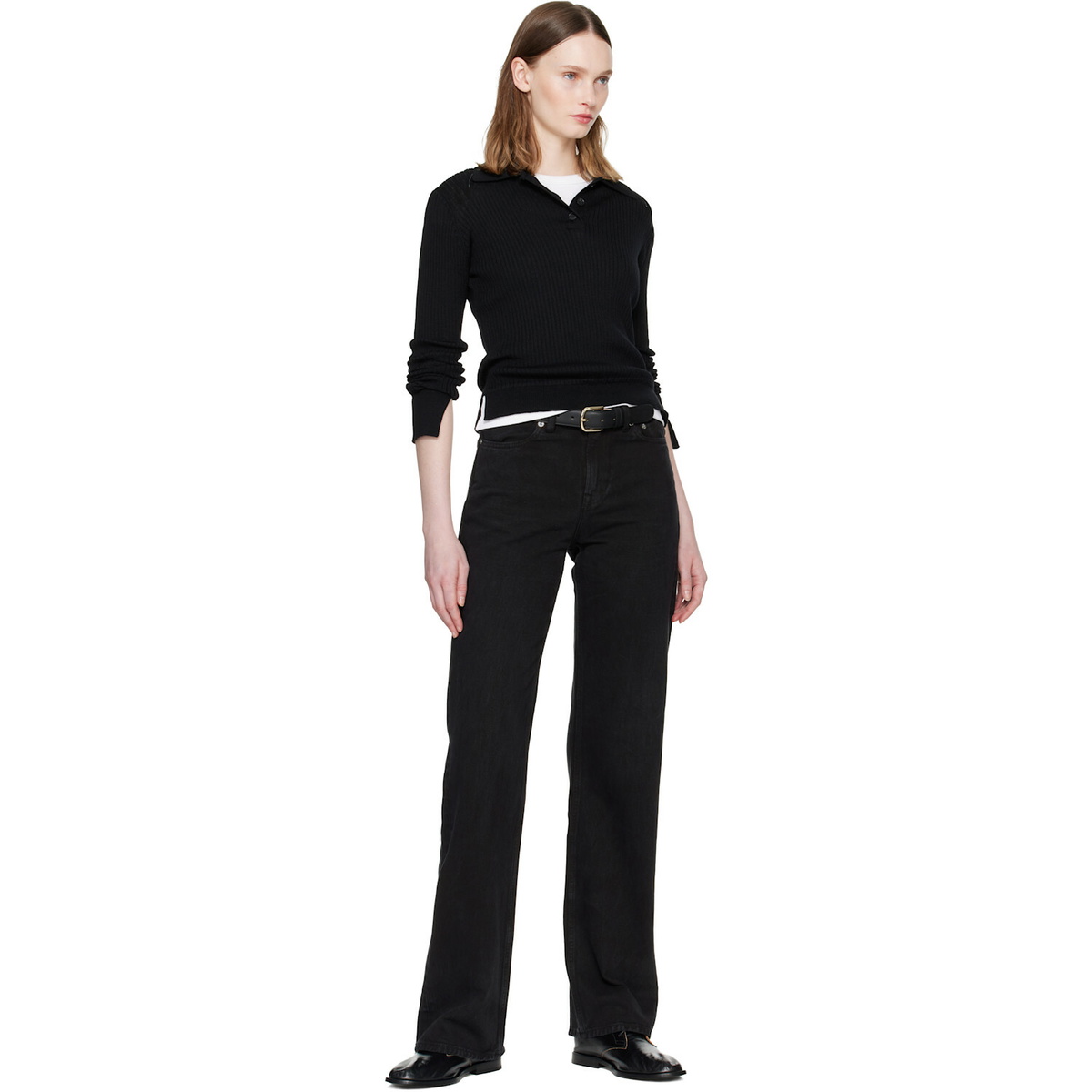 A.P.C. Black Rose Belt