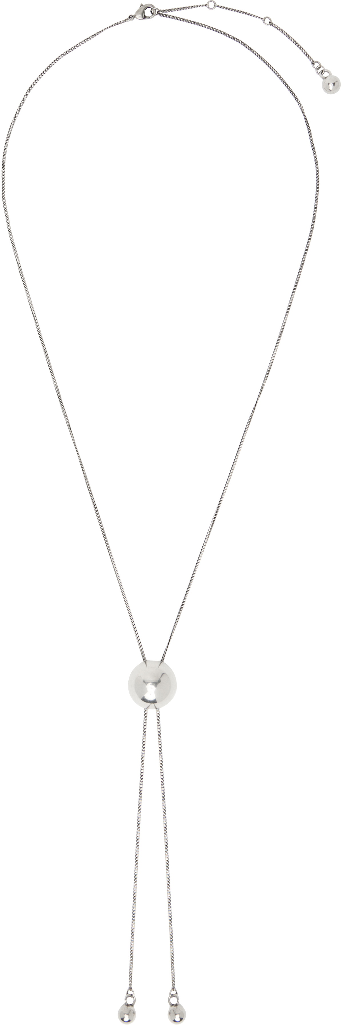 LEMAIRE Silver Rattle Bolo Tie Necklace Lemaire