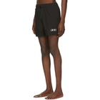 Amiri Black Logo Core Swim Shorts