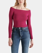 Steve Madden Ressi Sweater in Raspberry