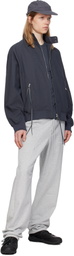 POST ARCHIVE FACTION (PAF) Gray 8.0 Center Bomber Jacket