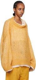 AIREI Yellow Layered Sweater