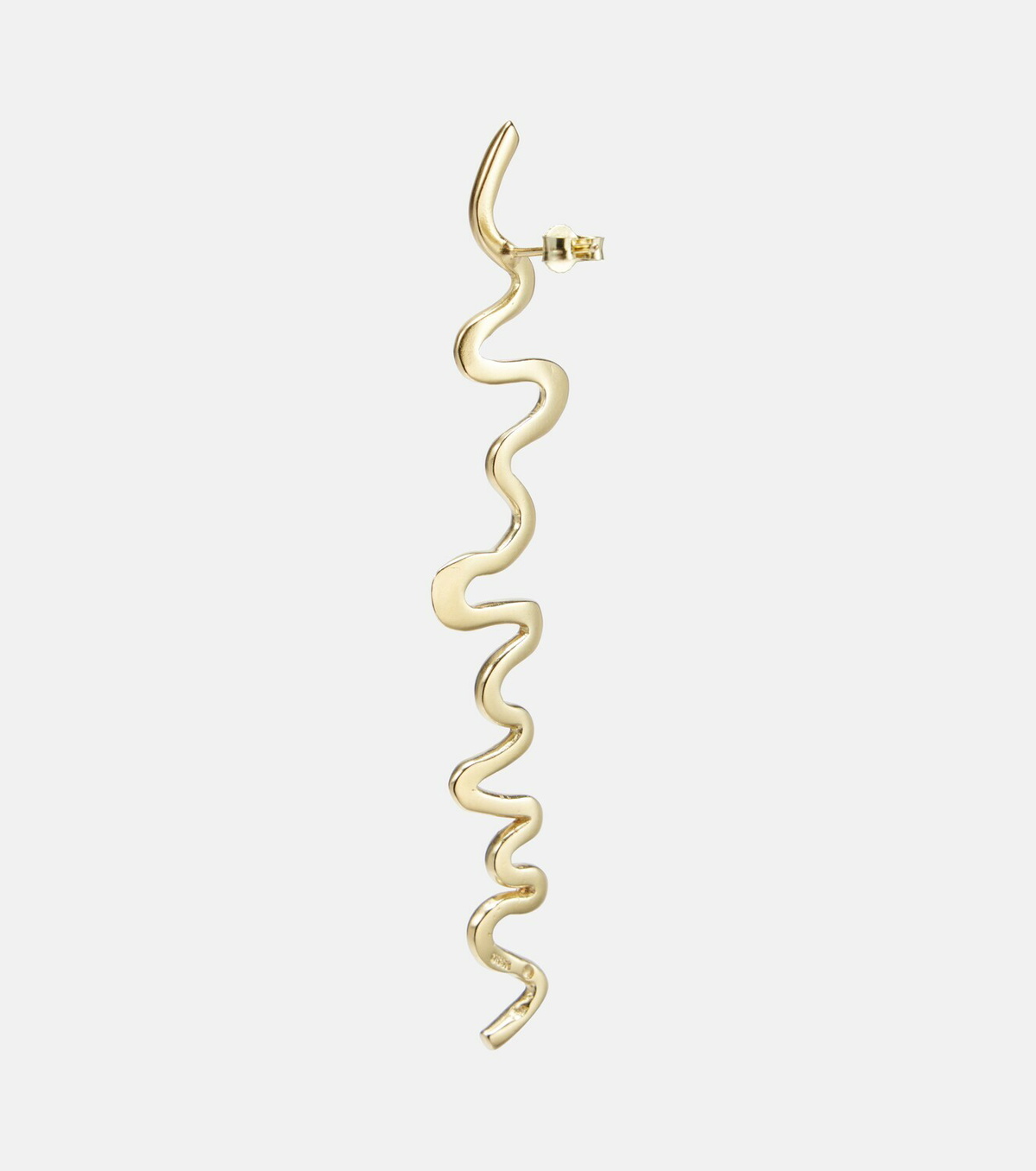 Ysso Shore 24kt gold-plated drop earrings