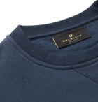 Belstaff - Logo-Embroidered Loopback Cotton-Jersey Sweatshirt - Blue