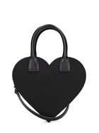 MACH & MACH - Heart Satin Top Handle Bag