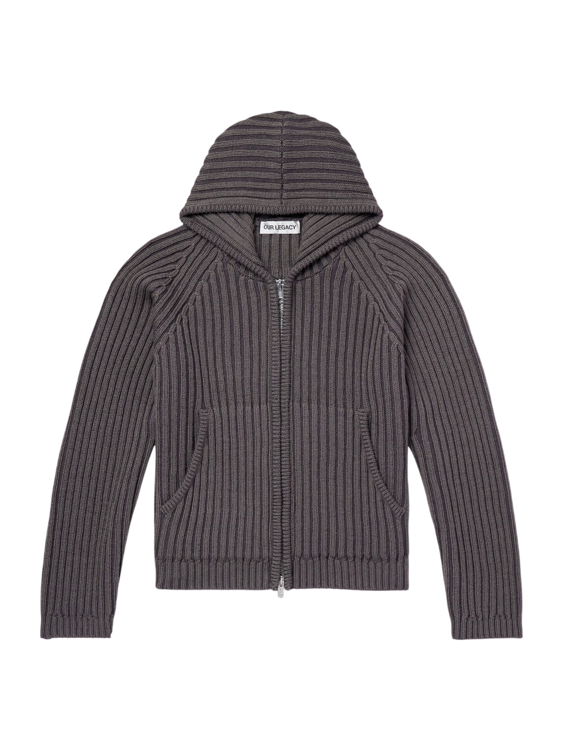 Our Legacy Men's Ile Piquet in Black Pseudo Knit Our Legacy