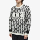 C.P. Company Men's Wool Jacquard Crew Knit in Var.01