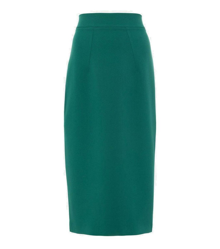 Photo: Safiyaa Hokuku crêpe pencil skirt