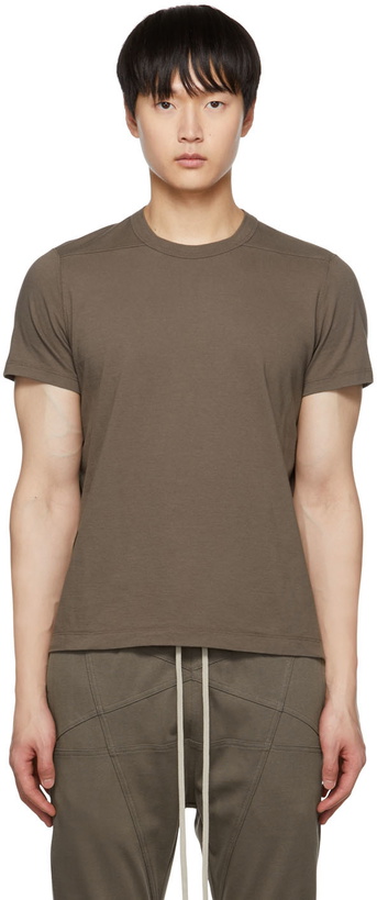 Photo: Rick Owens Gray Grid Level T-Shirt