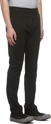 Nudie Jeans Black Slim Adam Trousers