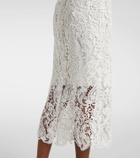 Monique Lhuillier Lace midi dress