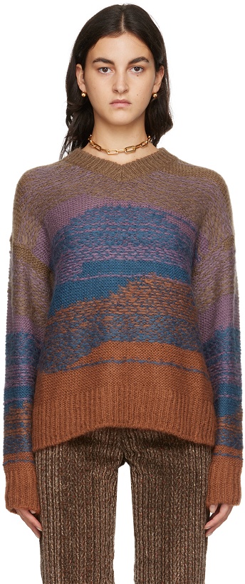 Photo: Acne Studios Multicolor Gradient Sweater