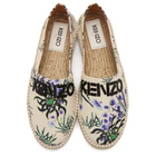 Kenzo Off-White Logo Espadrilles