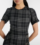 Burberry Meryl checked midi dress