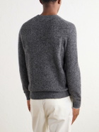 Brunello Cucinelli - Mélange Brushed Cashmere Sweater - Gray